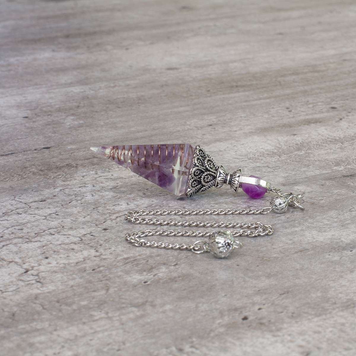 Pendulum - Amethyst - Resin