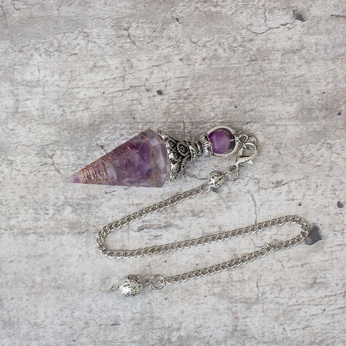 Pendulum - Amethyst - Resin