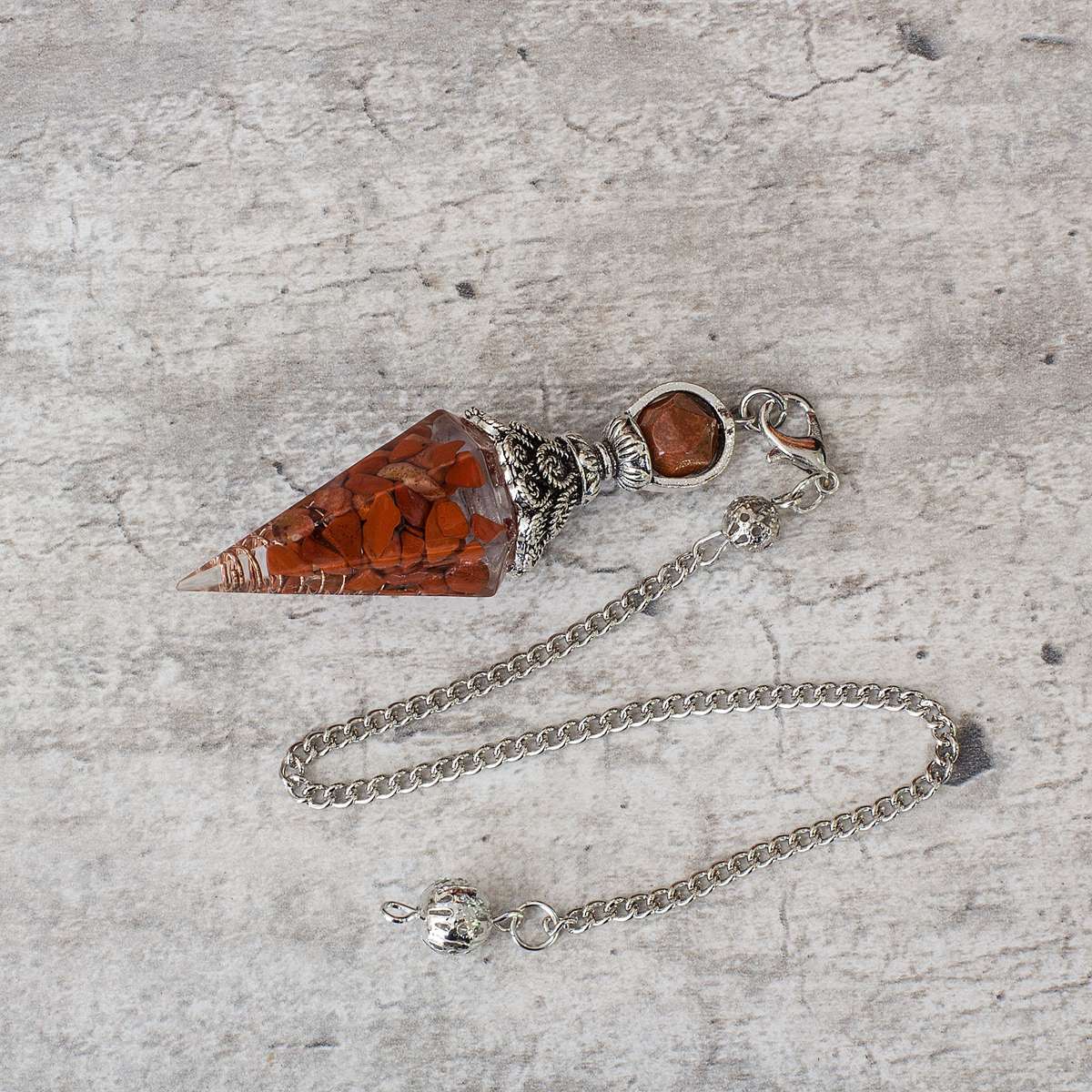 Pendulum - Red Jasper - Resin