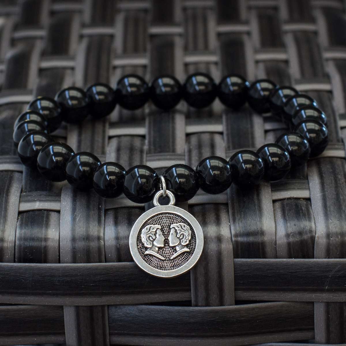 The Stars  Black Obsidian Zodiac Bracelets