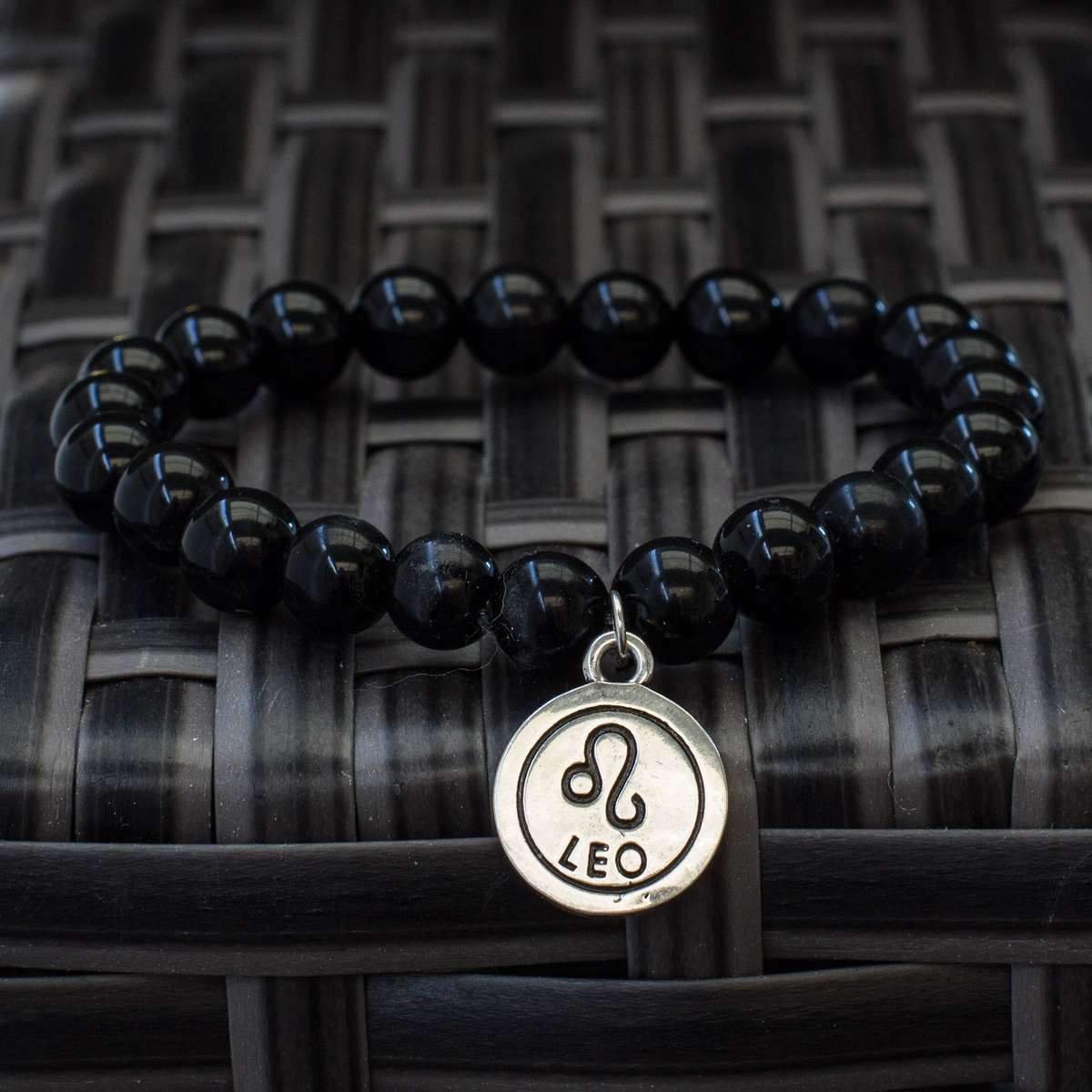 The Stars  Black Obsidian Zodiac Bracelets