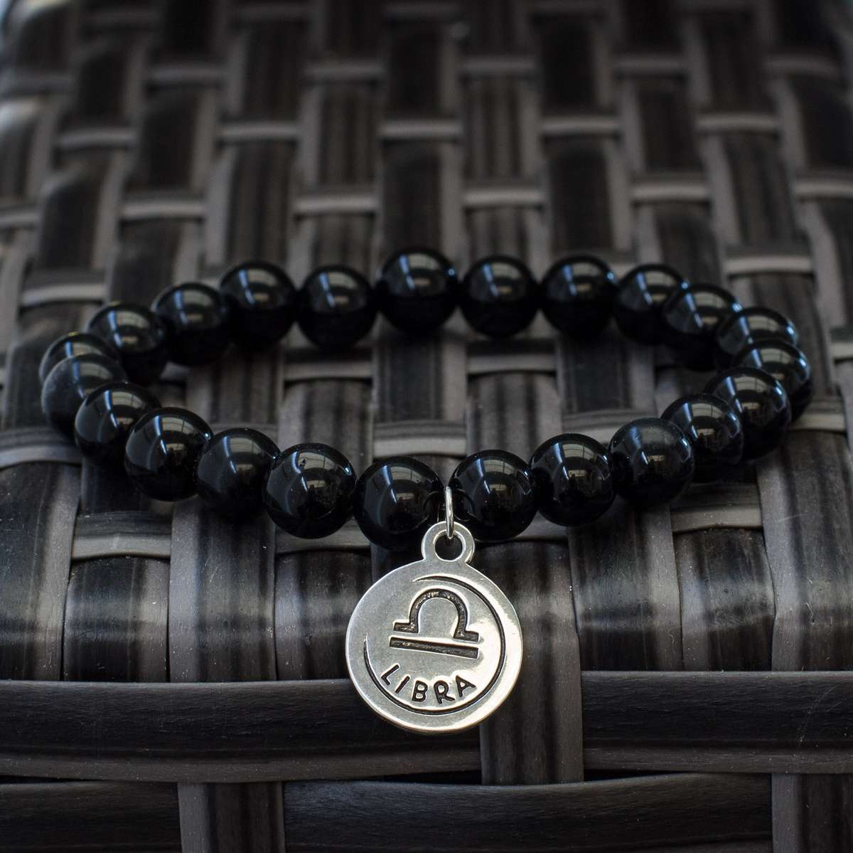 The Stars  Black Obsidian Zodiac Bracelets
