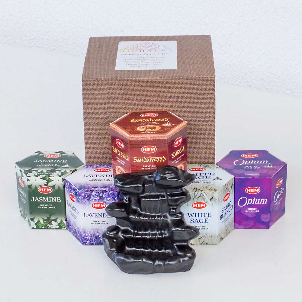 Back-flow Waterfall Burner Gift Pack
