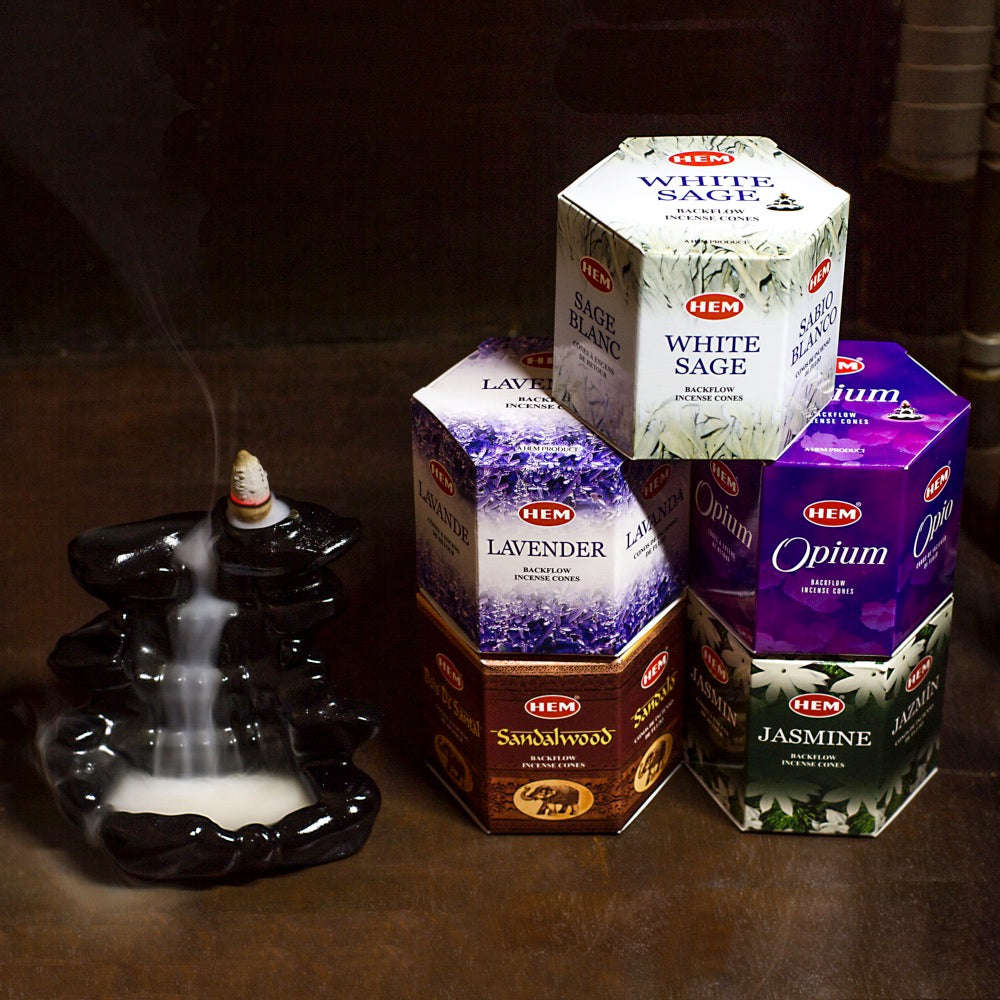 Back-flow Waterfall Burner Gift Pack