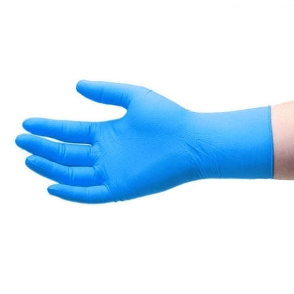 Latex Disposable Gloves - 100 Gloves per Box - X-Large / Blue