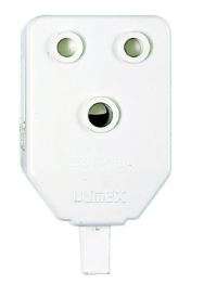 Janus Coupler Double White Nylon