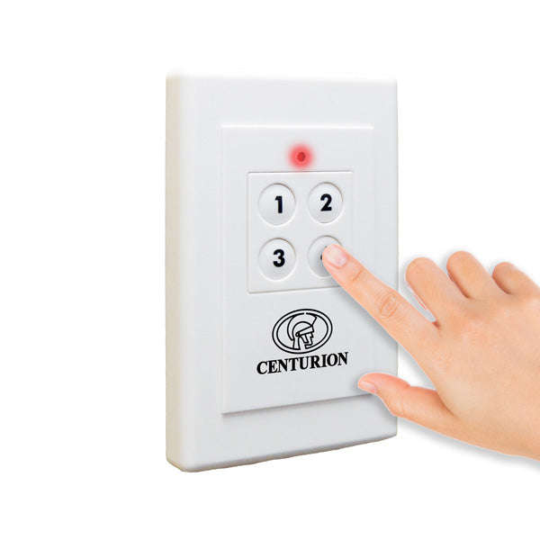 Centurion Wall Pendant White 4 Buttons