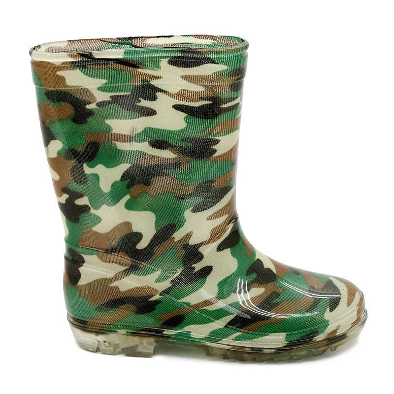 Bata Infant Gumboot Green Camo Size 2