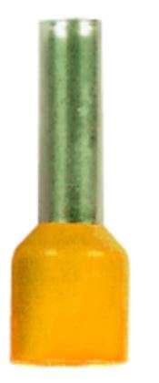 4Mm Orange Bootlace Ferrules /100