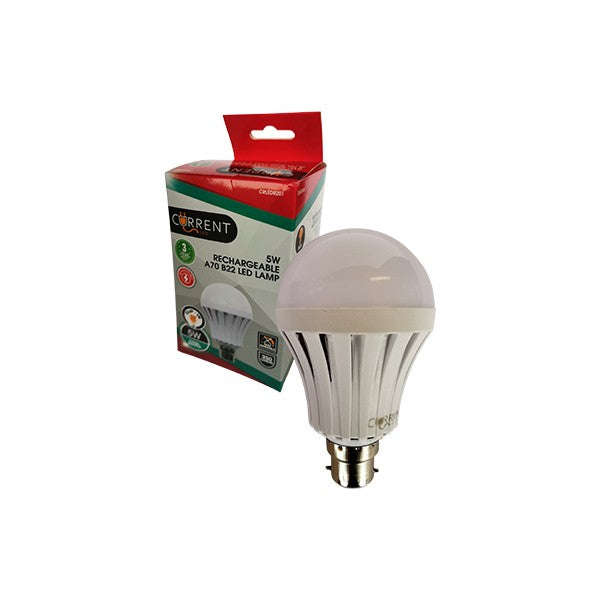 CURRENT Rechargeable LED 5W A70 BC Cool White