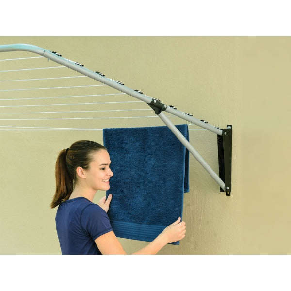 Fold-away Ultimate washing line - 27.3m hanging space (Galvanized)