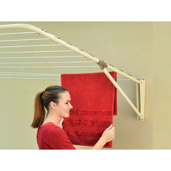 Fold-away Ultimate washing line - 27.3m hanging space (Powder Coated)