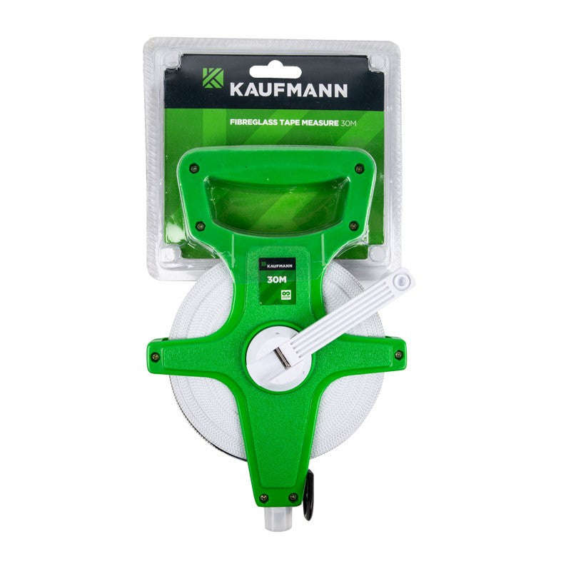 Kaufmann Tape Measure Fibre Glass Crp-J3 30M