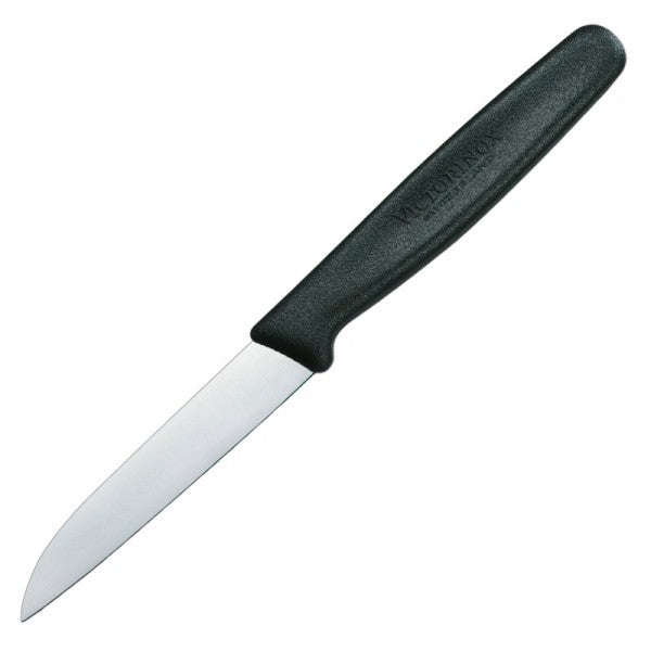 Victorinox Standard Paring Knife Plain Black - 8Cm