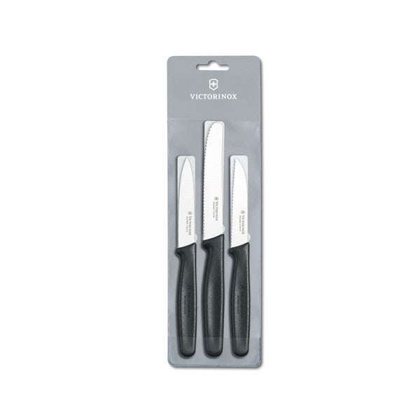 Victorinox Paring Knife Set Black 3pc
