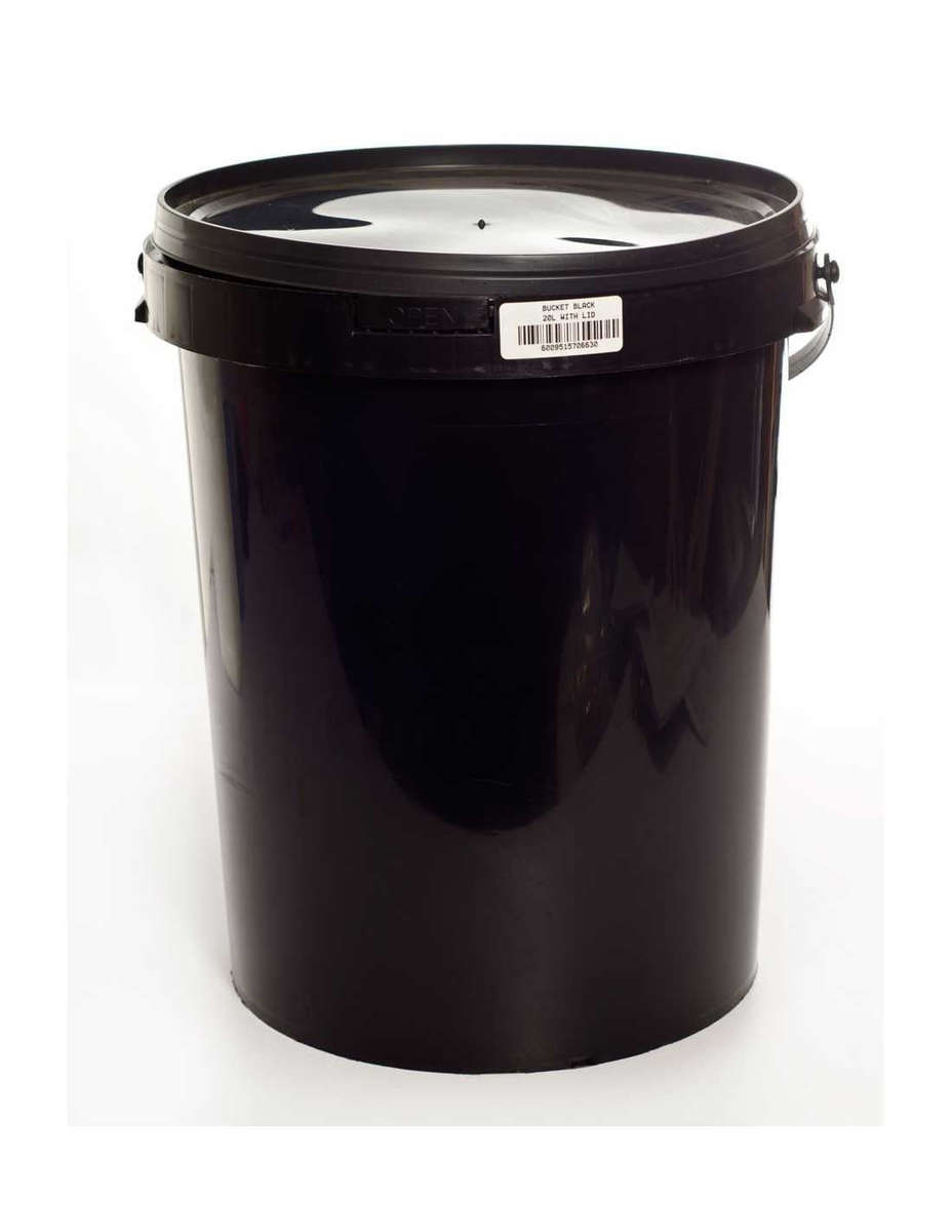 Bucket Heavy duty + Lid & Handle 25L Bulk Set of 10