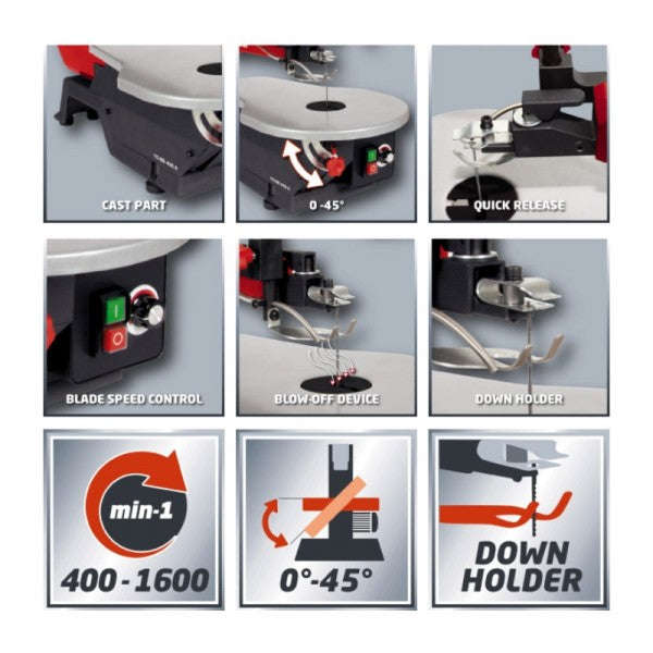 Einhell Scroll Saw 120Watt Tc-Ss 405 E