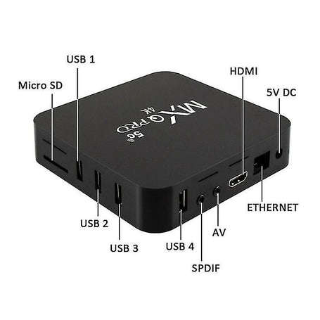 Tv  Box MX Pro 5G 5 4K Andriod Tv Box