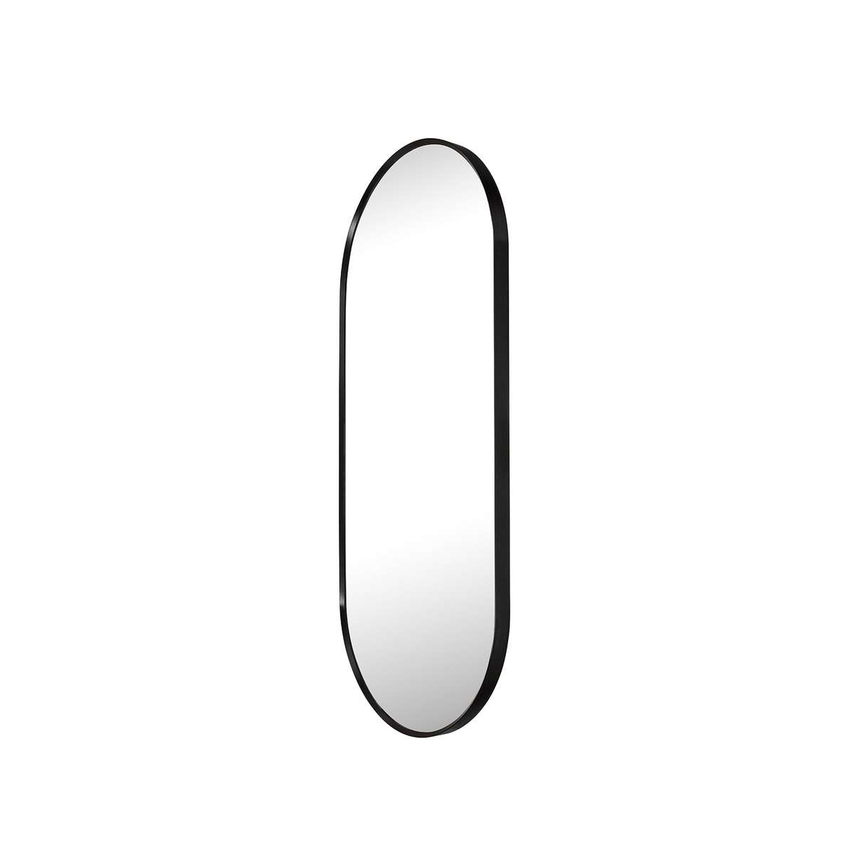 Slanted Edge Pill Framed Aluminum Mirror - 500 x 1200mm