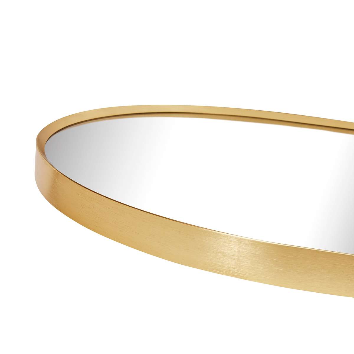 Slanted Edge Pill Framed Aluminum Mirror - 500 x 1200mm