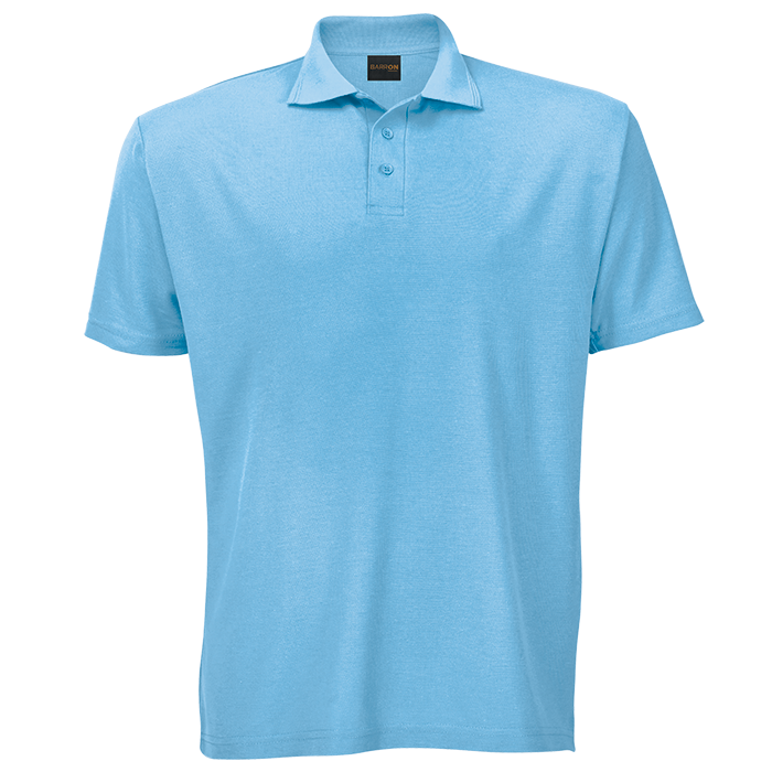Barron 175g Mens Pique Knit Golfer - Jade / S