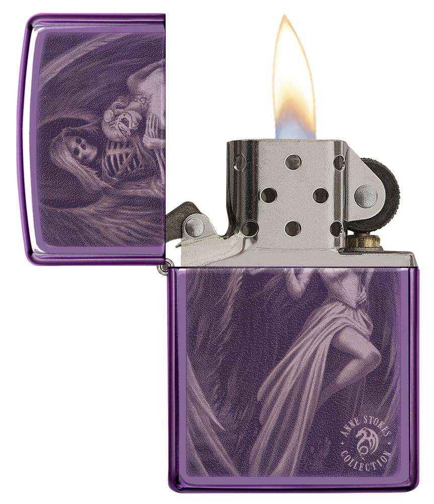 Anne Stokes High Polish Purple Design