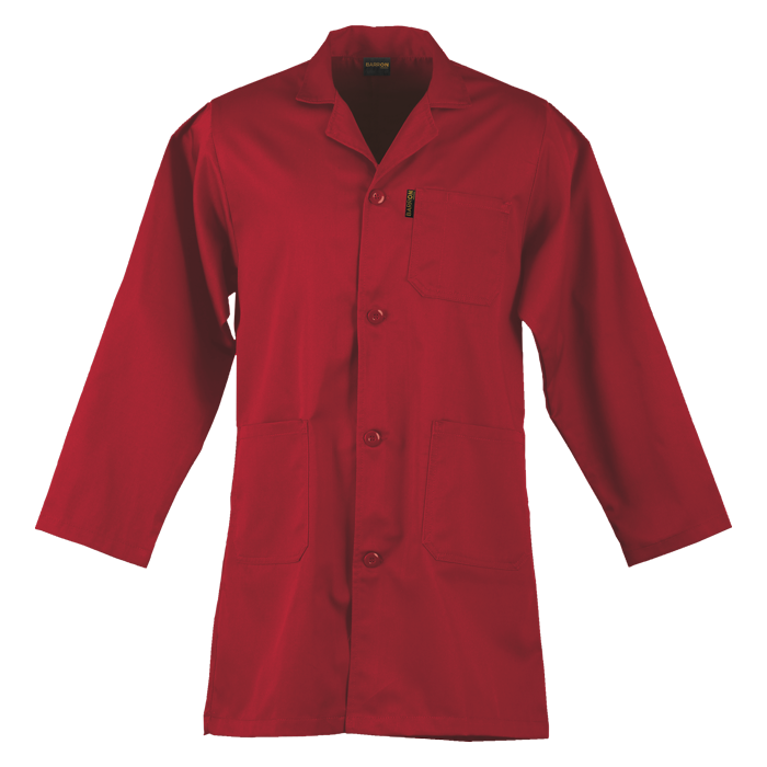 Barron Poly Cotton Dust Coat - Red / 38