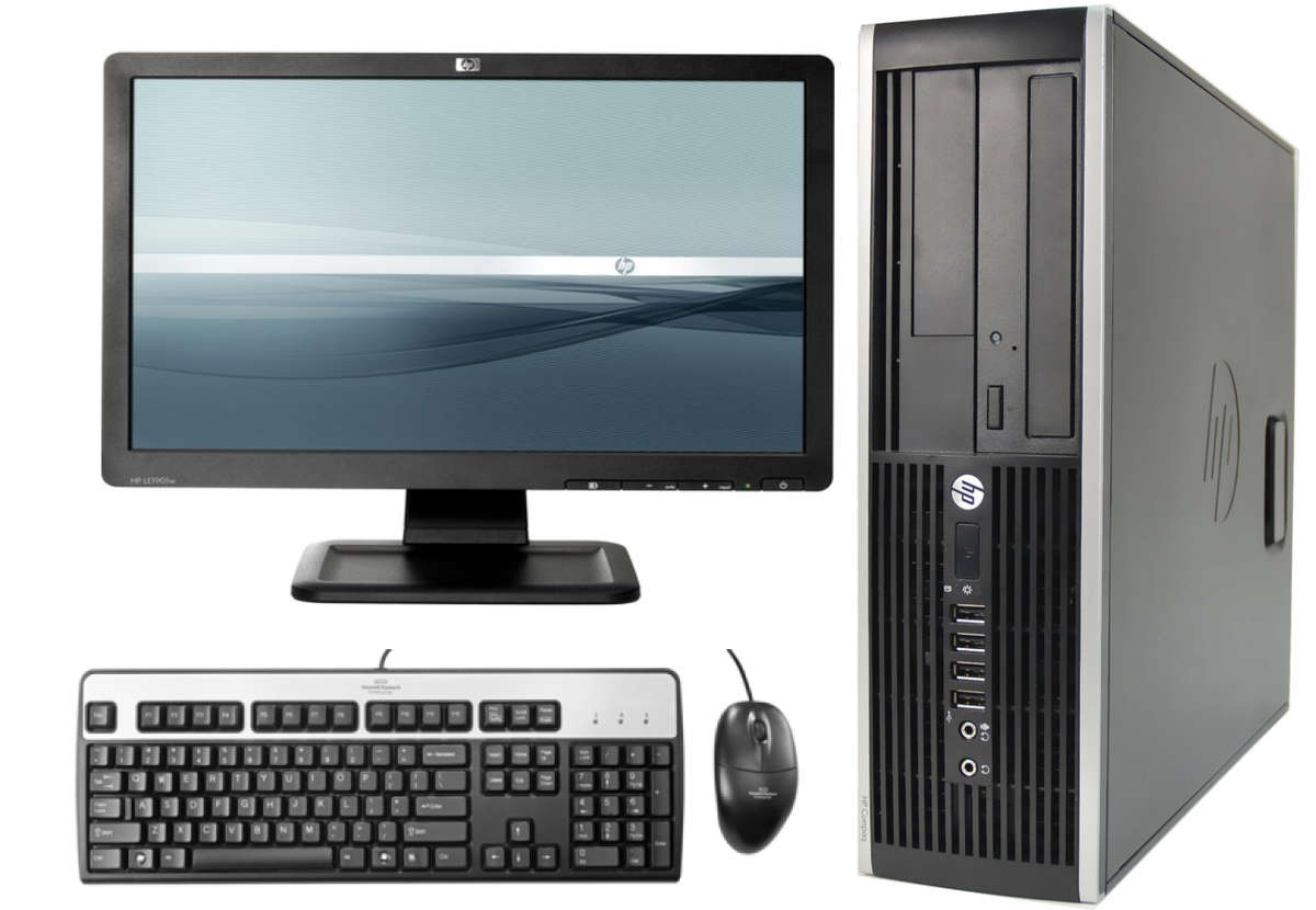 HP COMPAQ PRO 6300 SFF & 19 INCH WIDE HP LCD MONITOR - FULL COMPUTER & MONITOR SET