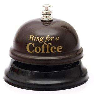Ring for a Coffee Counter Bell
