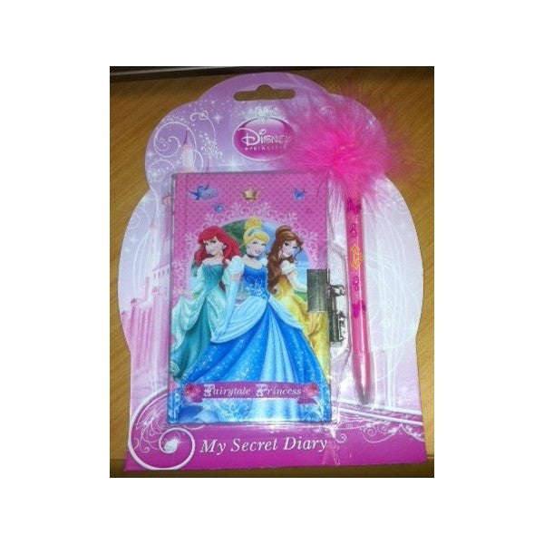 Secrets Diary with fluffy pen - Licensed Disney Princess