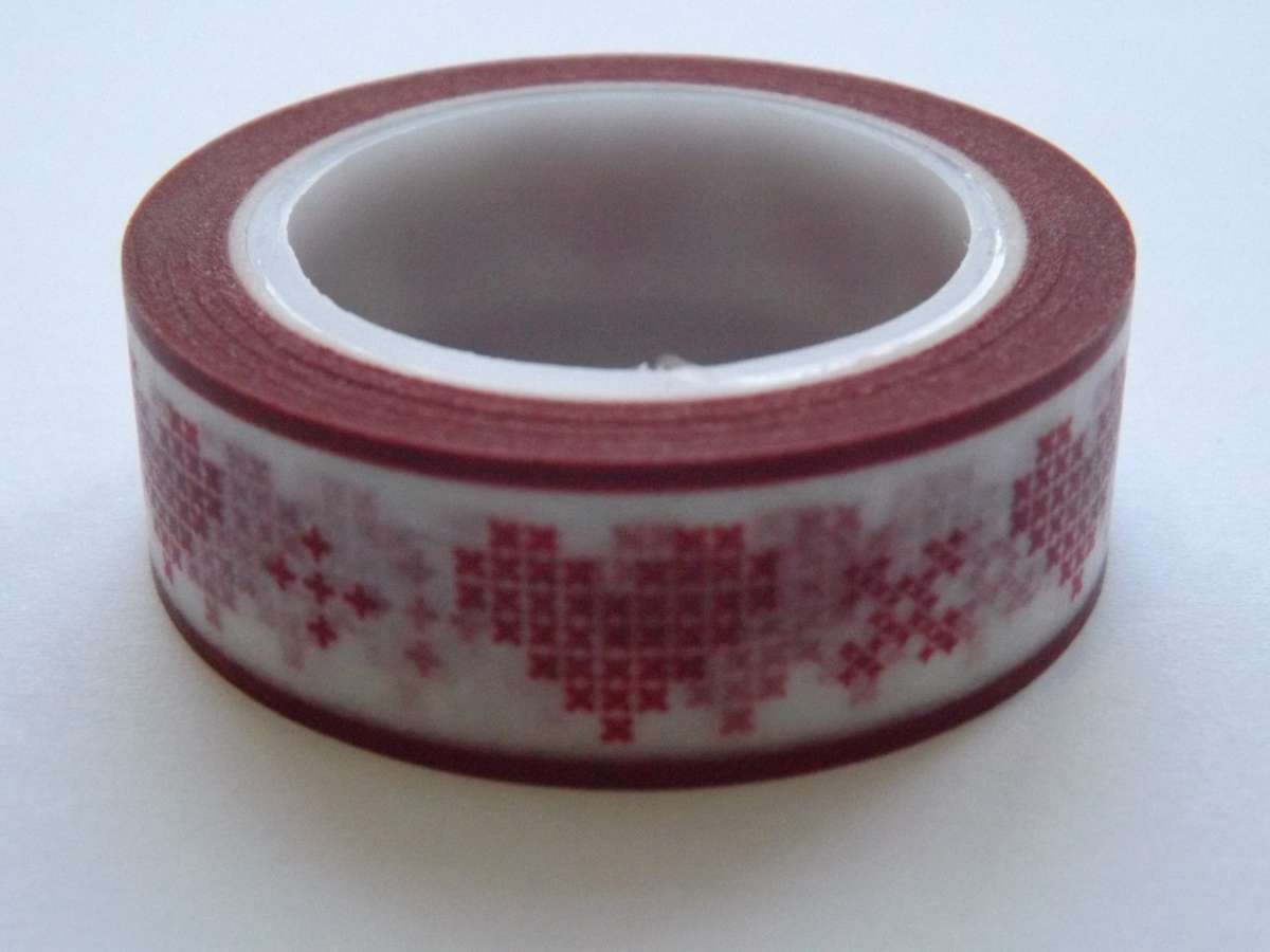 Cross-Stitched Heart Washi Tape