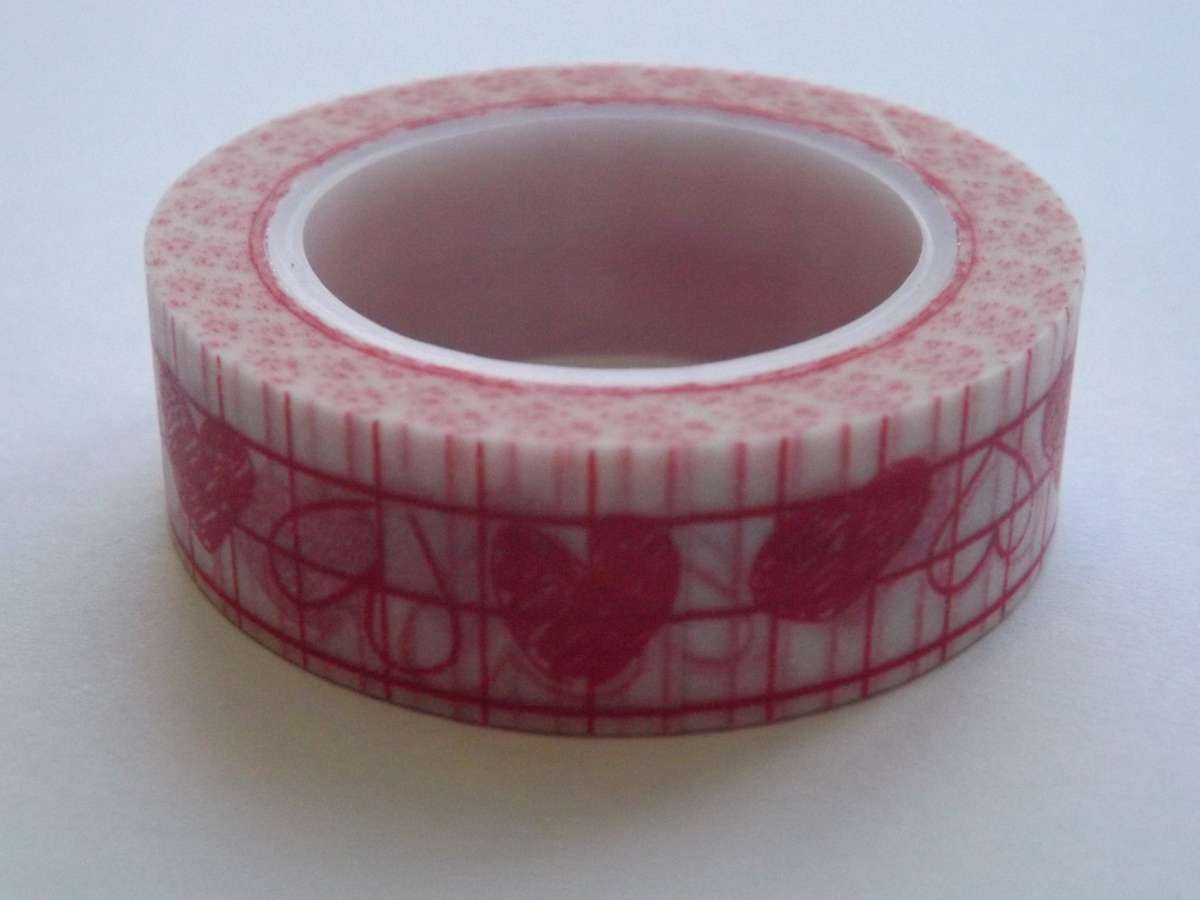 Sketched Hearts Washi Tape