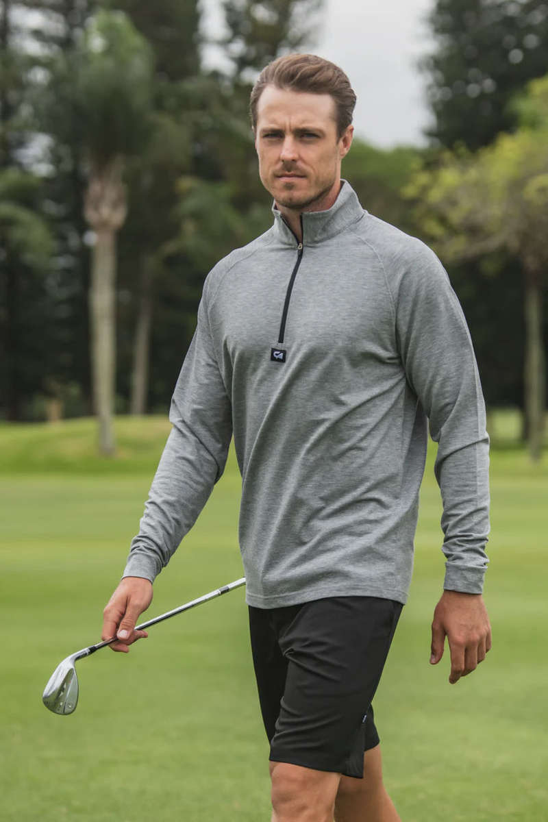 CA Apex Golf Jersey | Grey Melange