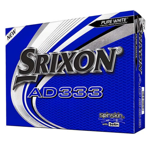 Srixon AD333 White Men's Golf Balls (Sleeve)