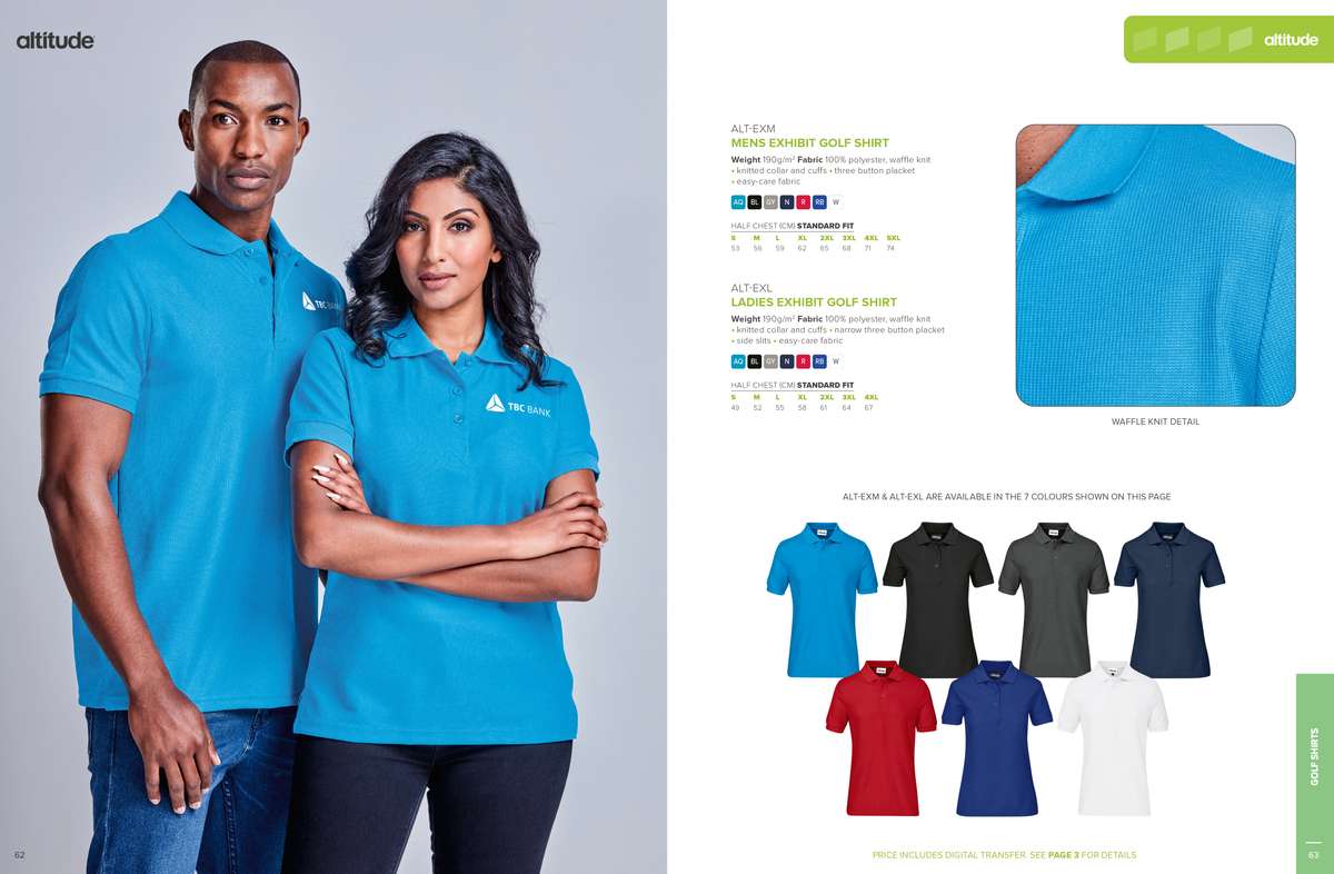 Ladies Exhibit Golf Shirt