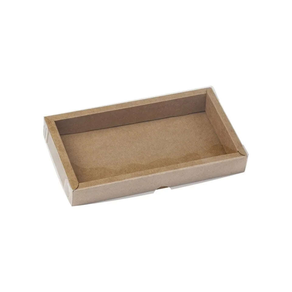Medium Chocolate Box with Clear Lid