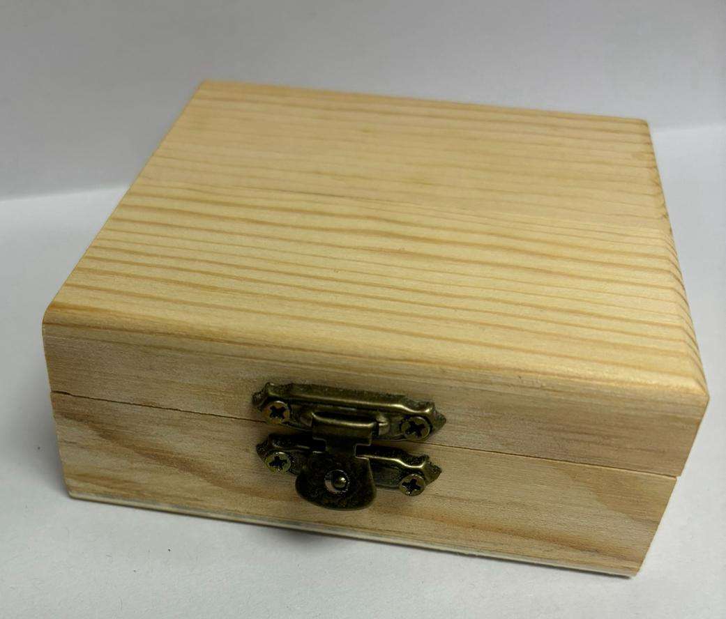 - Compass in wooden box