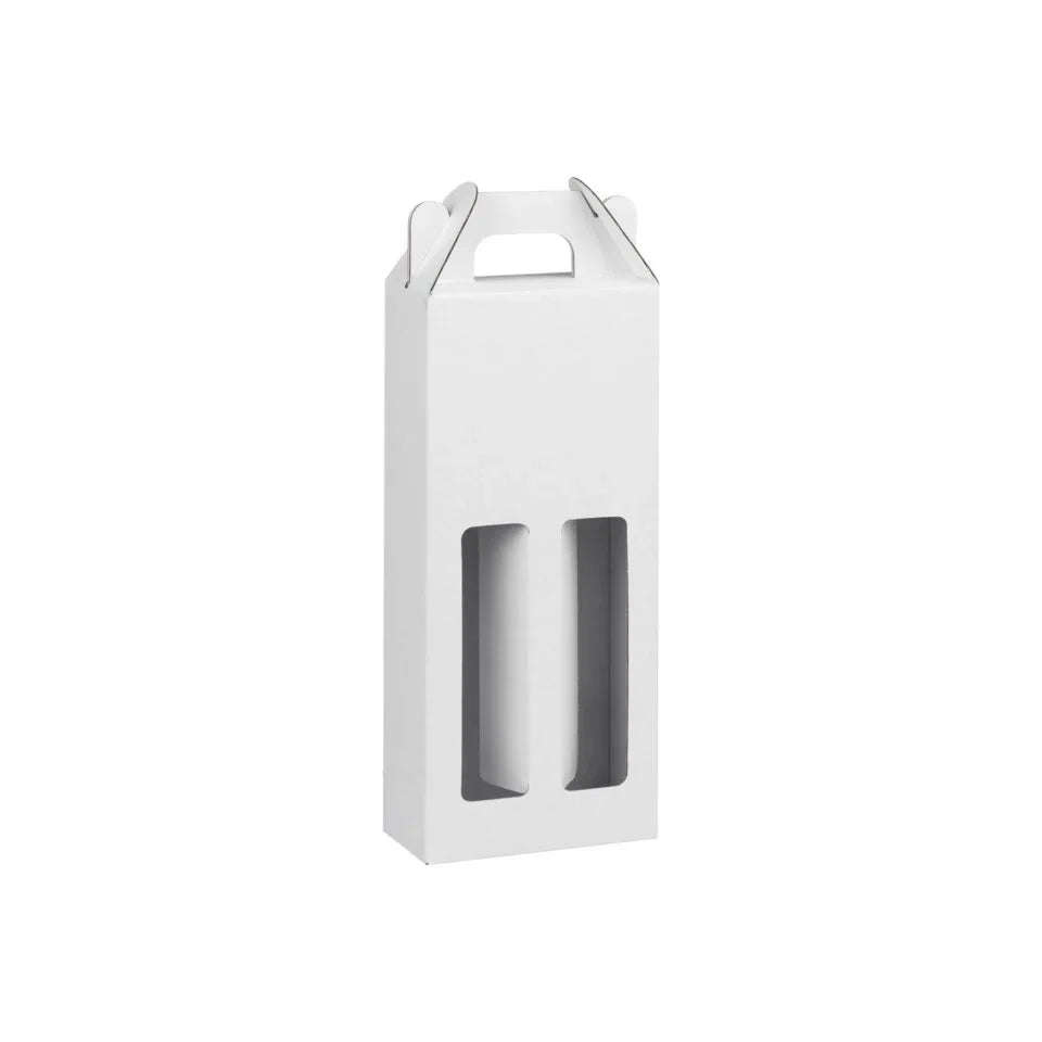 2 Bottle Gable Top Dorica Box