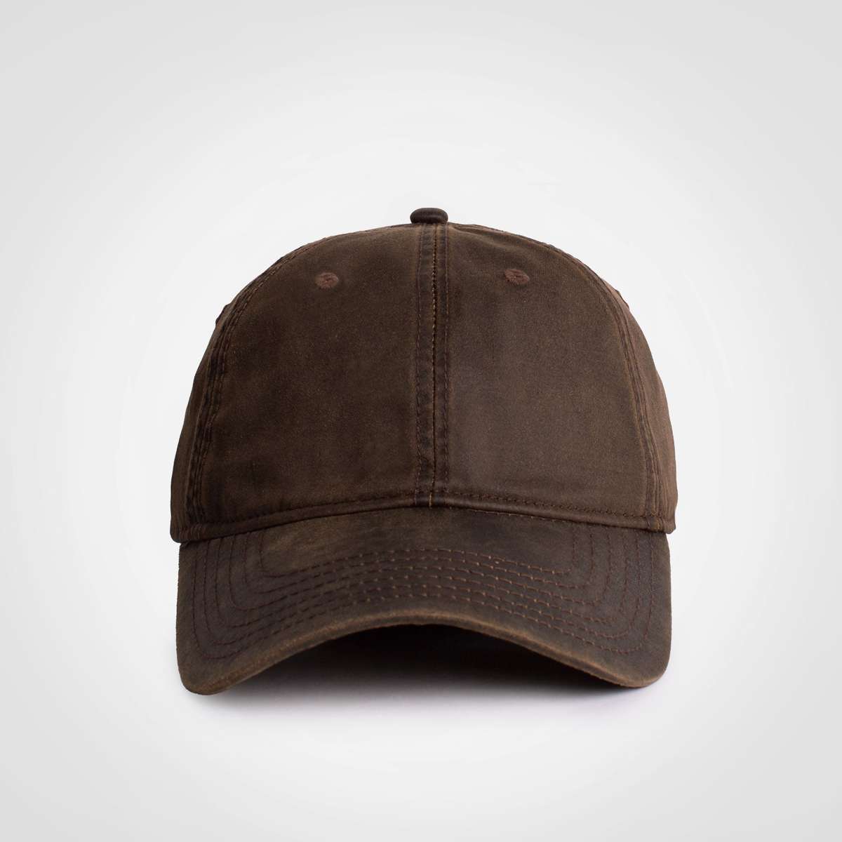 Chocolate Oilskin Cap