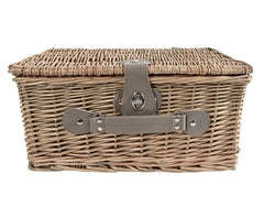 2-Person Wicker Picnic Basket
