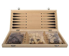 39cm Chess & Backgammon & Checkers Set
