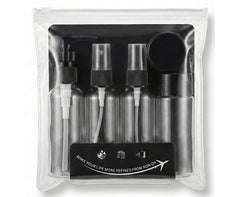 5-Piece Refillable Travel Bottle Set