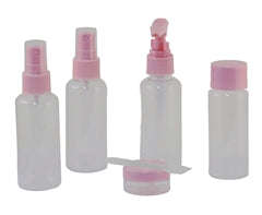 5-Piece Refillable Travel Bottle Set