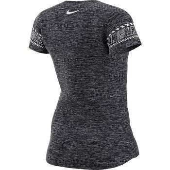 Nike Women's Dri-Fit Training T-Shirt - Black/Heather - Medium