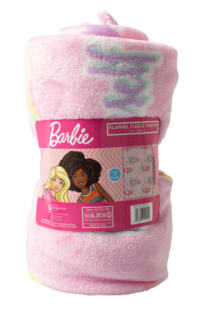 Barbie Flannel Fleece Blanket