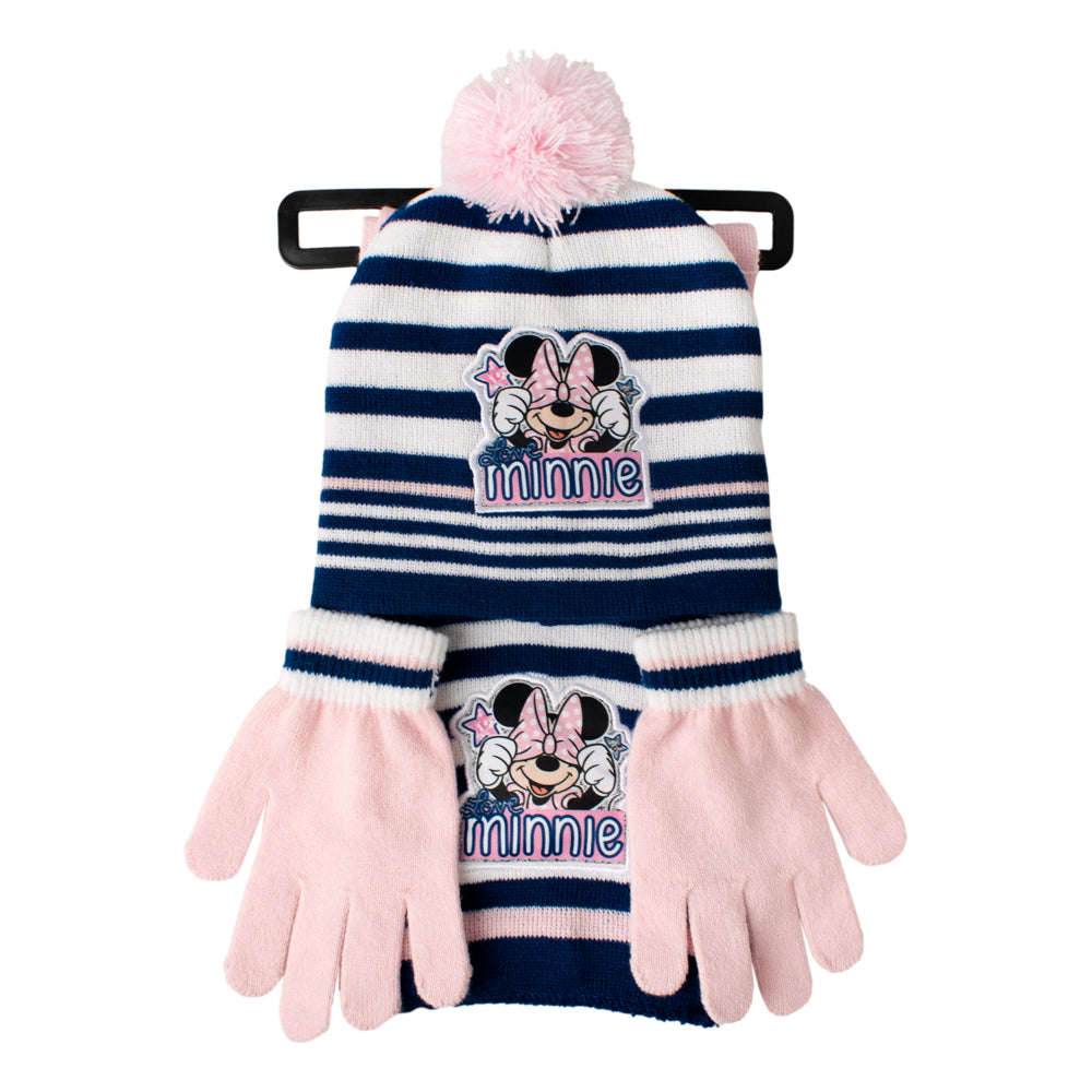 3 Piece Knitted Set Minnie Mouse