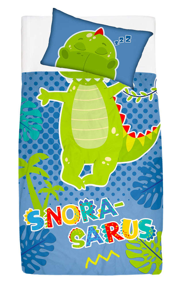 Dino Interactive Duvet Cover Set - Single