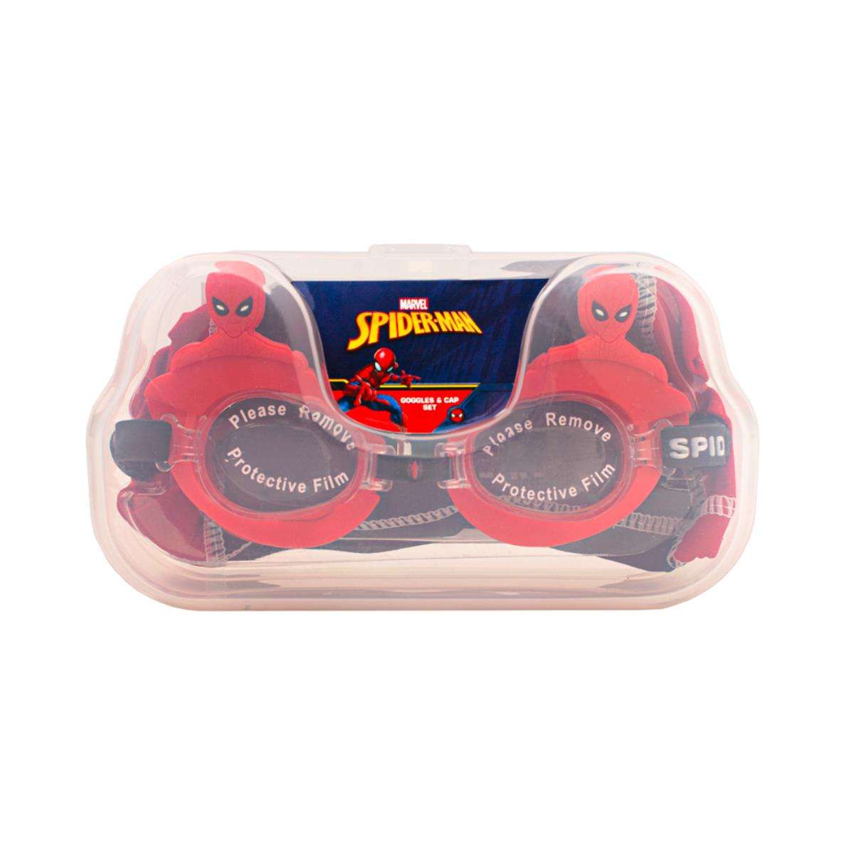 Spiderman Swimming Goggles & Cap