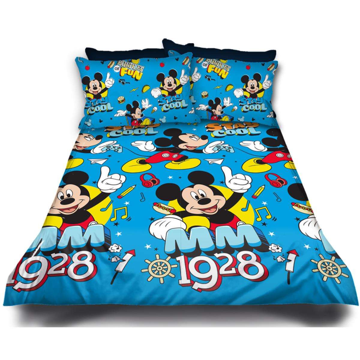 Mickey Mouse Duvet Cover Set - Single
