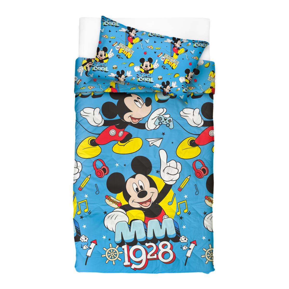 Mickey Mouse Duvet Cover Set - Single